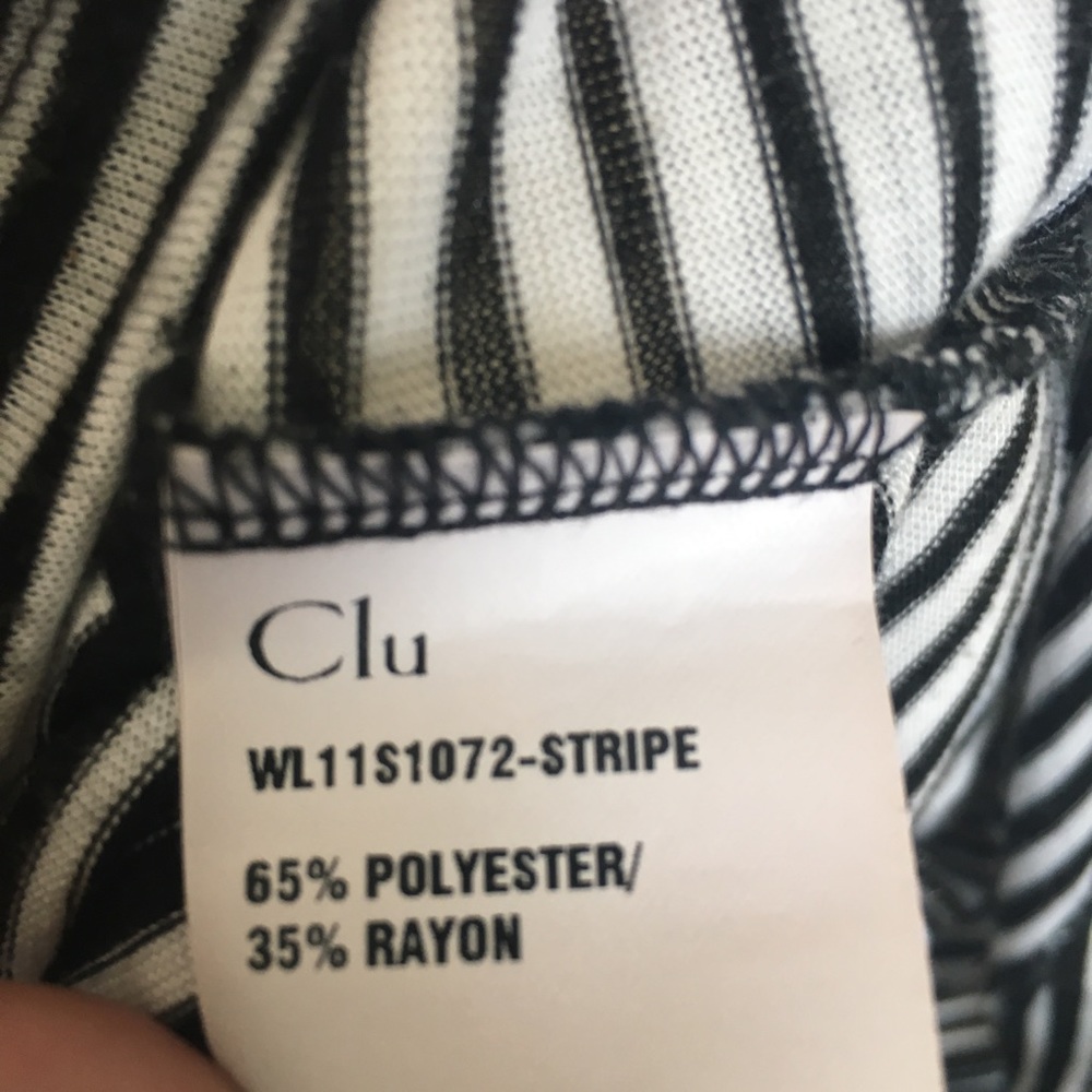 Clu Striped Ruched Dress S - Picture 6 of 6